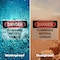 Signmission Flammable Material Storage Danger Sign, Plastic, 10in W x 7in L, 2PK OS-2PACK-DS-P-710-L-2351 - alternate 2